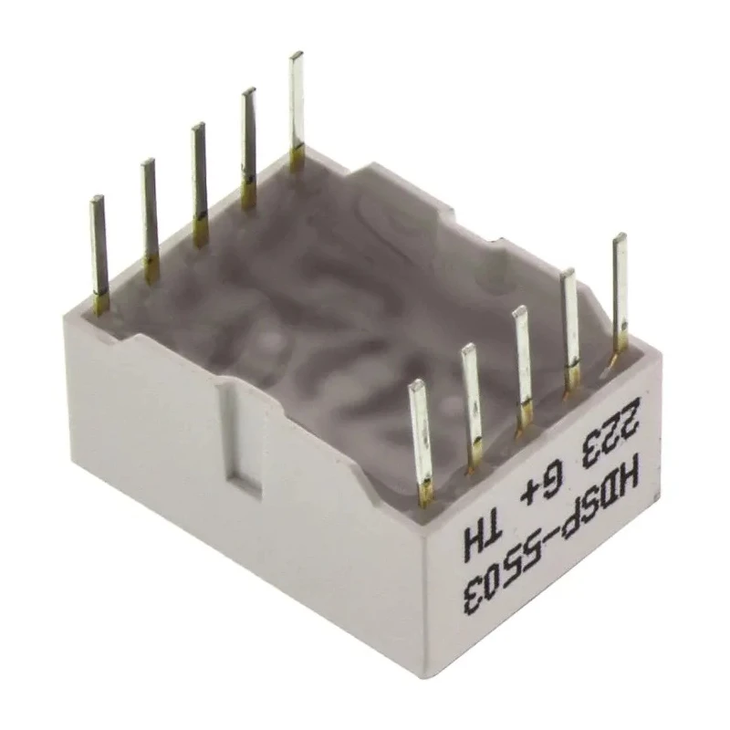 Broadcom 1 Digit 7 Segment Red LED Display Anode Through Hole 20.3mm Height HDSP-3901