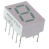 Broadcom 1 Digit 7-Segment Green LED Display Cathode Right Side Decimal 10.2mm Character Height HDSP-F503