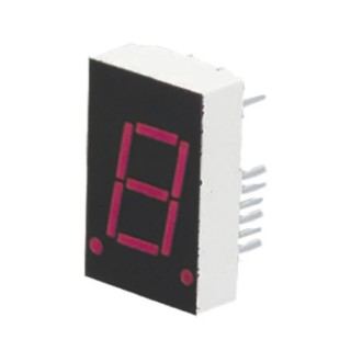 Broadcom 7 Segment LED Display Anode Red 14mcd Right Side 20.3mm HDSP-N151