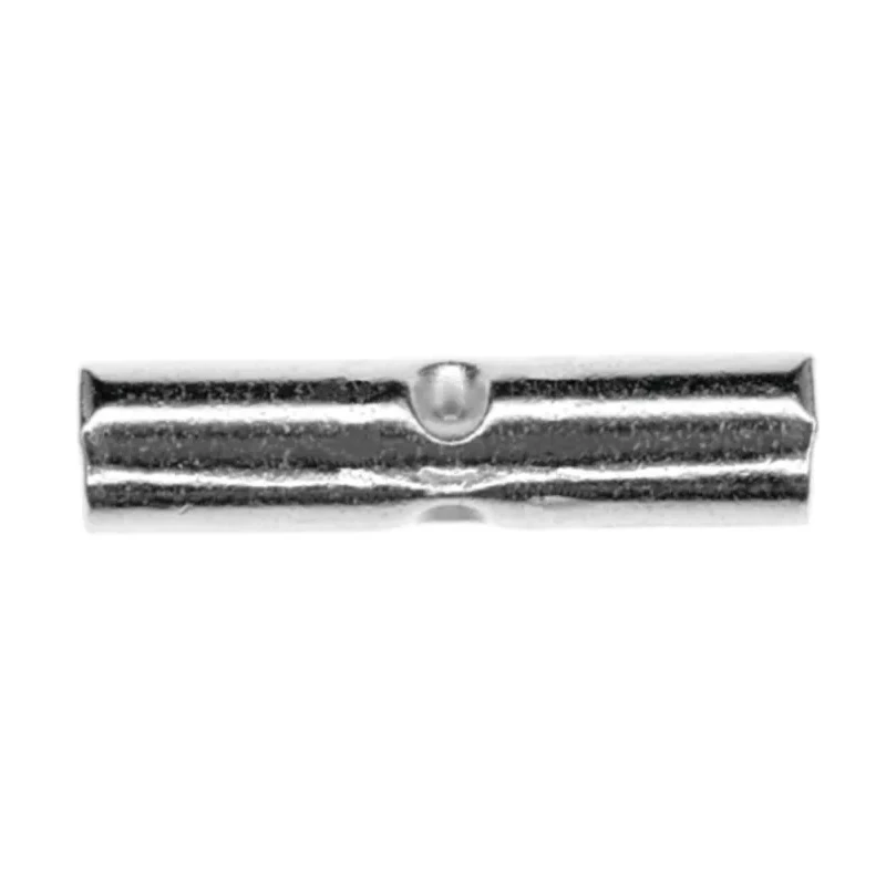 TE Connectivity STRATO-THERM Heat Resistant Uninsulated Nickel Plated Copper Butt Splice Connector 10 AWG 323755