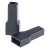 TE Connectivity Faston 1 Way Polyethylene Black Crimp Terminal Housing 2-180930-5