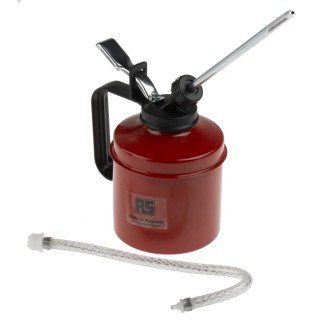 RS PRO Metal Oil Dispenser 0.5L, Metal Body, Manual Pump Lubrication 672-138