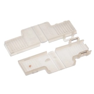TE Connectivity Crimp Terminal Housing Polyamide 66 Body, 6.35 mm Tab Size, Natural 180984