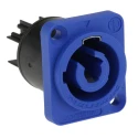 Neutrik 20A 250V Panel Mount Male Mains Plug Nylon Body Crimp Termination NAC3MPXXA