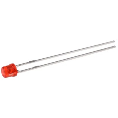 Kingbright 2.5 V Red LED 3 mm (T-1) Through Hole Cylindrical L-1334SRT