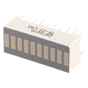 Kingbright 10 Segment Light Bar LED Display Yellow 9mcd 10.2 mm DC-10YWA