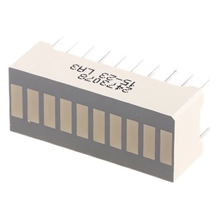Kingbright 10 Segment Light Bar LED Display Yellow 9mcd 10.2 mm DC-10YWA