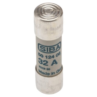 SIBA 32A Ceramic Cartridge Fuse, 14 x 51 mm, Fast Acting, 690V ac, URZ Series 50-124-06/32A