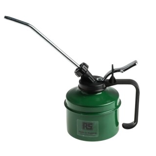 RS PRO Metal Oil Dispenser 0.35L Capacity Metal Body with Nylon Pump and 250 mm Flexible Braided Spout 672-122