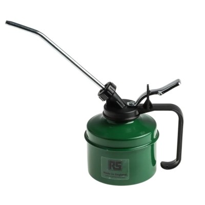 RS PRO Metal Oil Dispenser 0.35L Capacity Metal Body with Nylon Pump and 250 mm Flexible Braided Spout 672-122
