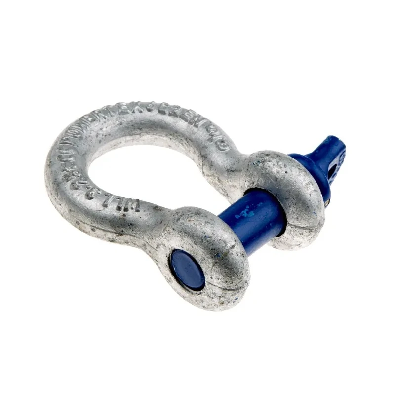 RS PRO Bow Shackle Zinc Plated Steel Screw Pin Safe Working Load 3.25t Model 674-106