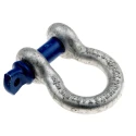 RS PRO Bow Shackle Zinc Plated Steel Screw Pin Safe Working Load 3.25t Model 674-106