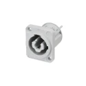 Neutrik 20A 250V Panel Mount Nylon Body Mains Plug Crimp Termination NAC3MPXXB