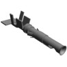 TE Connectivity CI 2 Series Female Crimp Terminal, Tin-Plated Brass Contact, 17 AWG Min, 20 AWG Max, Length 20.3mm 827396-2