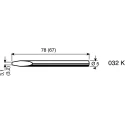 Ersa 1 mm Chisel 67 mm Soldering Iron Tip for use with ERSA 30S 032KD/SB