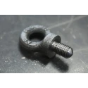 RS PRO Carbon Steel Eye Bolt, M12 Thread Size, 18 mm Thread Length, 15 mm Eye Outside Diameter, 0.4 t Working Load 673-642