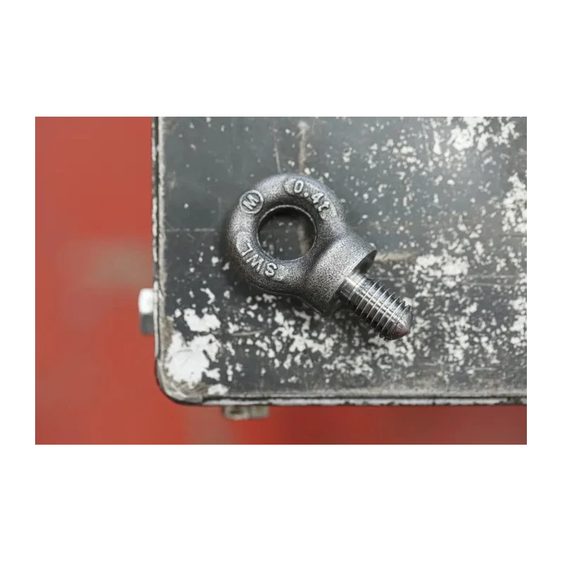RS PRO Carbon Steel Eye Bolt, M12 Thread Size, 18 mm Thread Length, 15 mm Eye Outside Diameter, 0.4 t Working Load 673-642