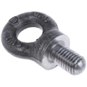 RS PRO Carbon Steel Eye Bolt M10 Thread 18mm Thread Length 15mm Eye Outside Diameter 0.25t Working Load Limit 673-692