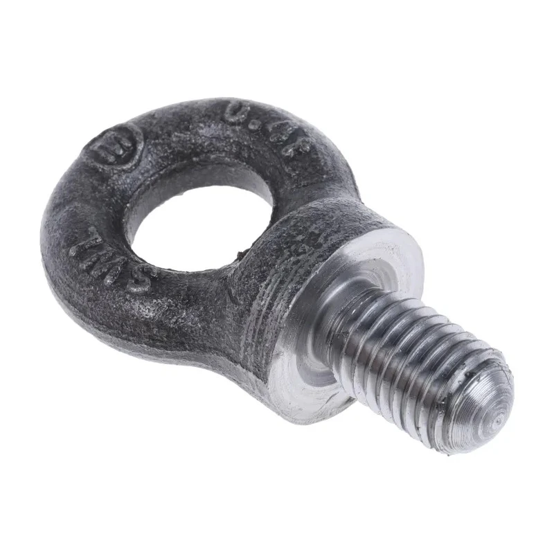 RS PRO Carbon Steel Eye Bolt M10 Thread 18mm Thread Length 15mm Eye Outside Diameter 0.25t Working Load Limit 673-692