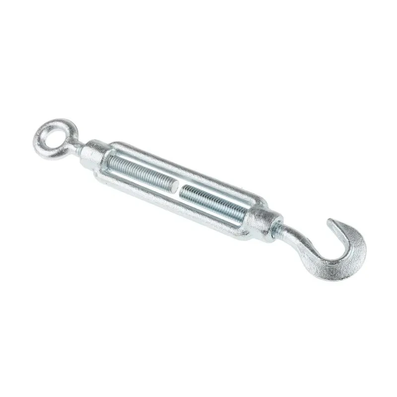 RS PRO Steel Hook to Eye Rigging Screw Electro Galvanised M8 Thread 264mm Open Length 674-011