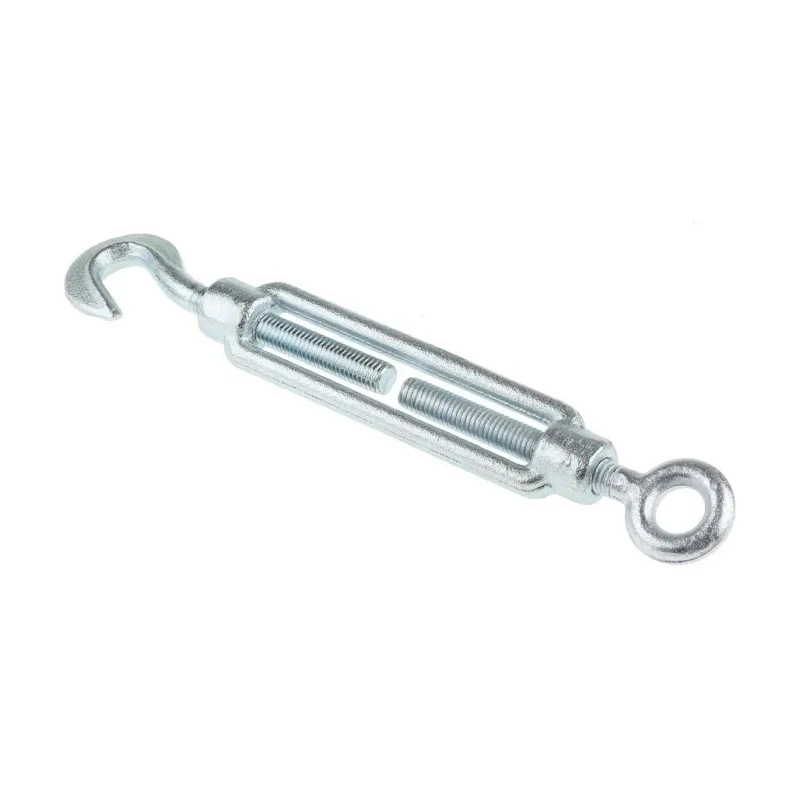 RS PRO Steel Hook to Eye Rigging Screw Electro Galvanised M8 Thread 264mm Open Length 674-011