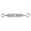 RS PRO Steel Hook to Eye Rigging Screw Electro Galvanised M8 Thread 264mm Open Length 674-011