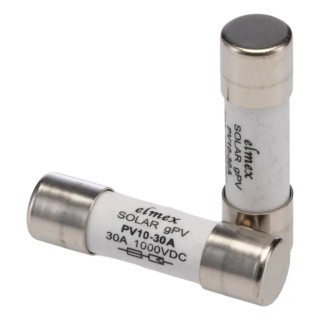 RS PRO 30A F Ceramic Solar PV Cartridge Fuse 10 x 38 mm 1kV dc 239-4984
