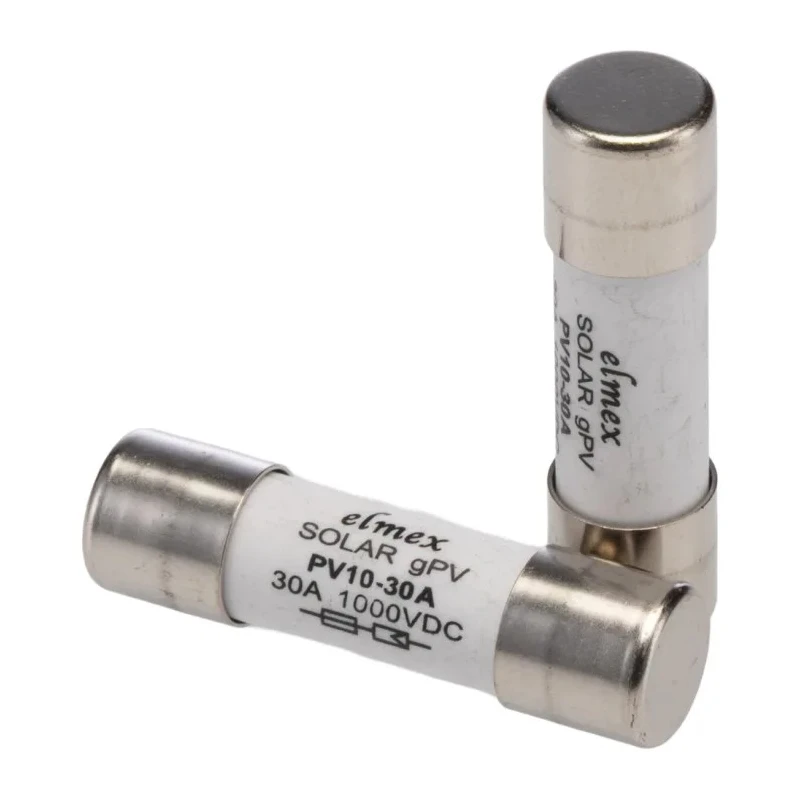 RS PRO 30A F Ceramic Solar PV Cartridge Fuse 10 x 38 mm 1kV dc 239-4984