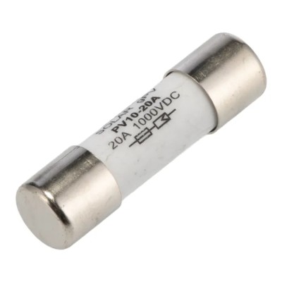 RS PRO 20A F Ceramic Cartridge Fuse, 10 x 38 mm, Photovoltaic Solar Fuse, 1kV dc 239-4982