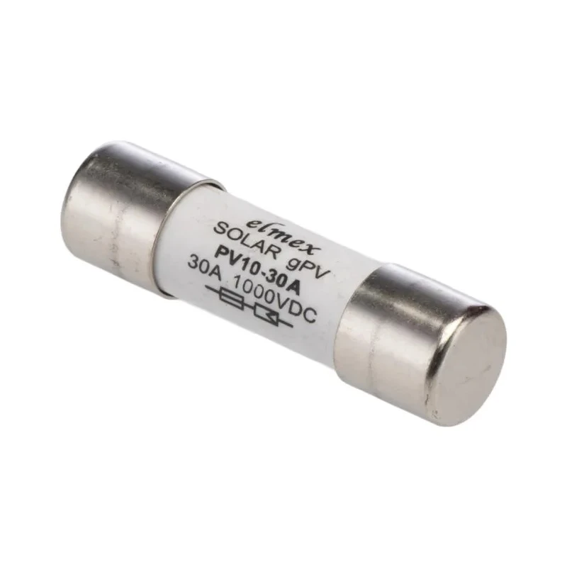 RS PRO 30A F Ceramic Solar PV Cartridge Fuse 10 x 38 mm 1kV dc 239-4984