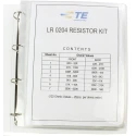 TE Connectivity LR Metal Film Through Hole Thick Film Resistor Kit 122 Values 10 Ω to 1 MΩ 0.25W RES KIT LR0204R