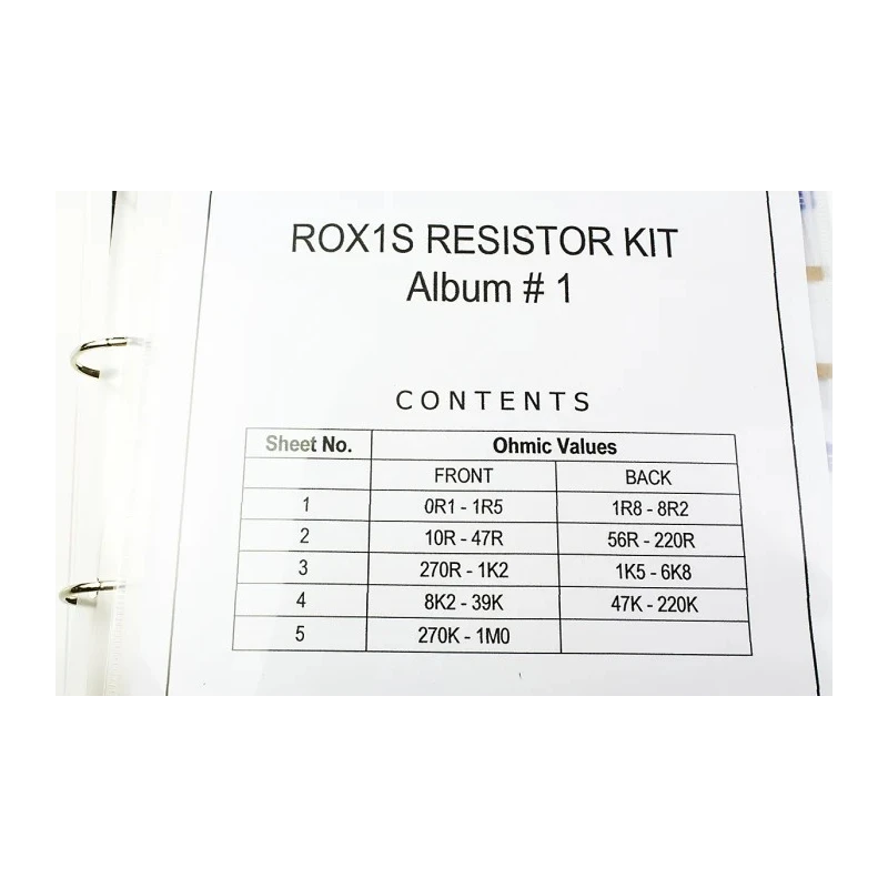 TE Connectivity RGP Metal Film Through Hole 80 Resistor Kit 1 Ω to 1 MΩ 1W Power RES KIT ROX1SRS