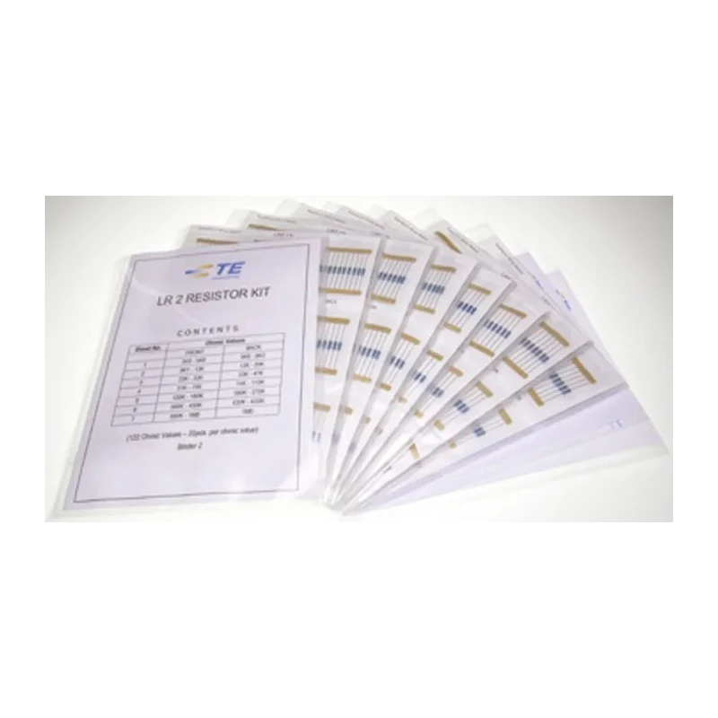 TE Connectivity LR Metal Film Through Hole Resistor Kit 20 Pieces Range 1 Ω to 1 MΩ 0.01 Tolerance 0.75 W RES KIT LR2RS