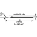 Ersa 3 mm Chisel Soldering Iron Tip 1.25 m Length for ERSA 150S 152KD