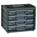 Raaco Adjustable Compartments Polypropylene Polycarbonate Compartment Box 64 Cell 310mm x 376mm x 265mm 136242