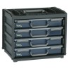 Raaco Adjustable Compartments Polypropylene Polycarbonate Compartment Box 64 Cell 310mm x 376mm x 265mm 136242