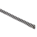 RS PRO Stainless Steel Wire Rope 75 m Length Safe Working Load 200 kg Model 247-9032