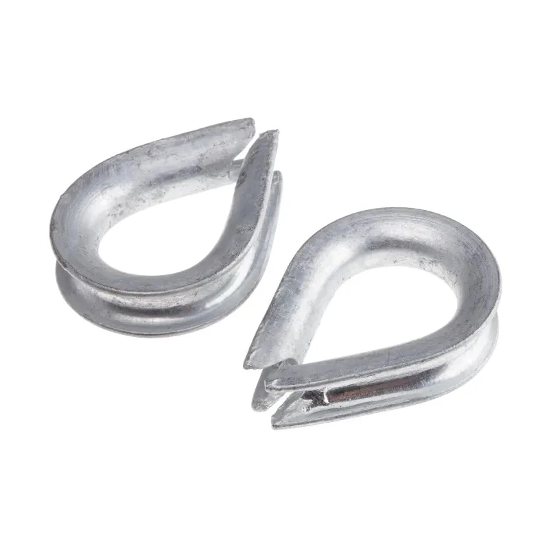 RS PRO Galvanised Steel Thimble for Use With 8 mm Diameter Wire Rope With8