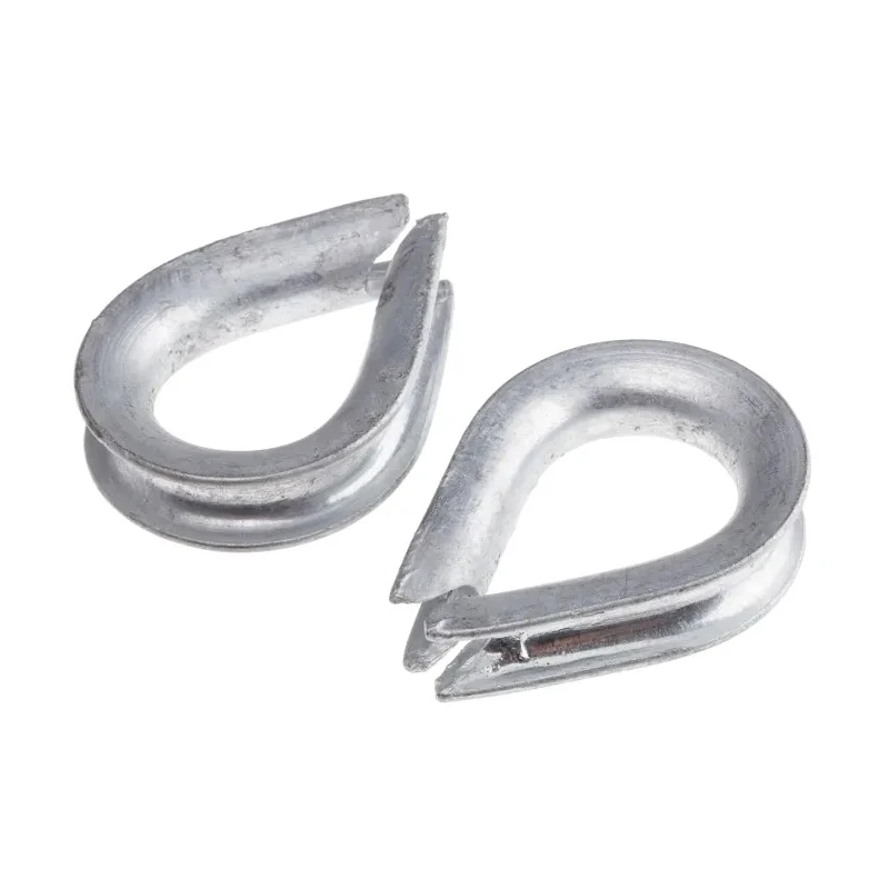 RS PRO Galvanised Steel Thimble for Use with 9 mm Diameter Wire Rope With9