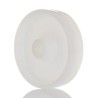 LAG White Polyamide Medium/Heavy Duty Trolley Wheel 125mm Diameter 30mm Width 250kg Load Capacity 4093