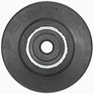 LAG Silver Black Rubber Trolley Wheel with Rubber Tyre and Die Cast Aluminium Hub 150 kg Load Capacity 2050