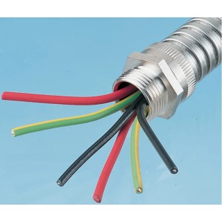 Kopex Stainless Steel Conduit 20mm Nominal Diameter, Uncoated, Metal, 15m Length KSU0415-RS