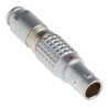 LEMO Circular Connector, 7 Contacts, Cable Mount 9.5 mm, Plug Male, IP50, Brass Housing, Gold Plated FGG.0B.307.CLAD52Z