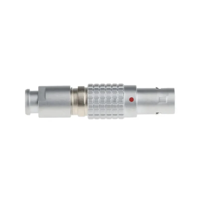 LEMO Circular Connector, 7 Contacts, Cable Mount 9.5 mm, Plug Male, IP50, Brass Housing, Gold Plated FGG.0B.307.CLAD52Z