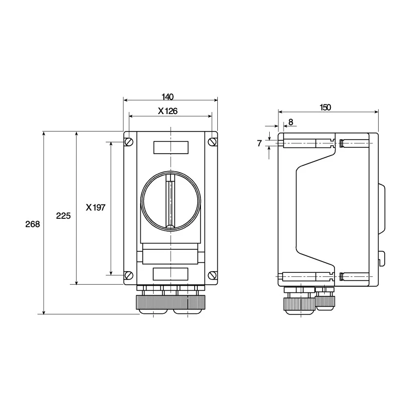 Eaton DOL Motor Starter 690V AC, 25A Current Rating, IP66 Enclosure GHG6351101R0114