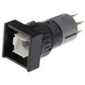 EAO Illuminated Push Button Switch, Button Actuator, RoHS Compliant, Panel Mount 16mm Cutout, Switzerland Origin 31-483.036