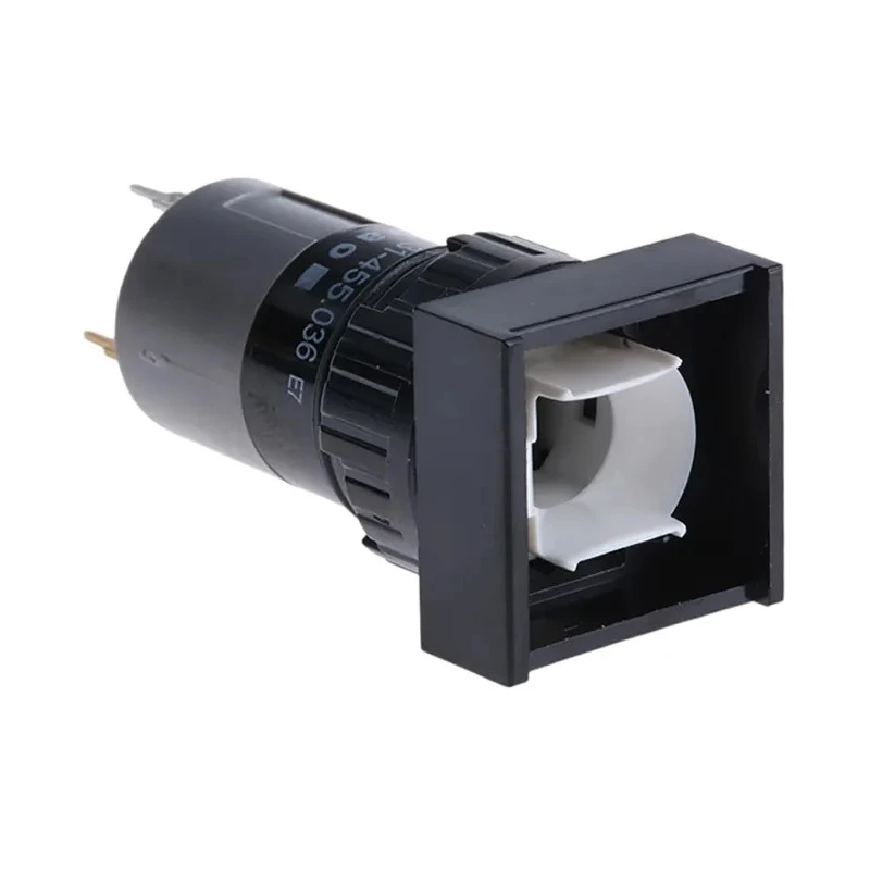 EAO Push Button Switch for Use with Series 31 Push Buttons Momentary Action 100mA Switching Current 16mm Cutout 31-455.036