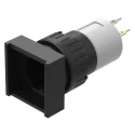 EAO Push Button Switch for Use with Series 31 Push Buttons Momentary Action 100mA Switching Current 16mm Cutout 31-455.036