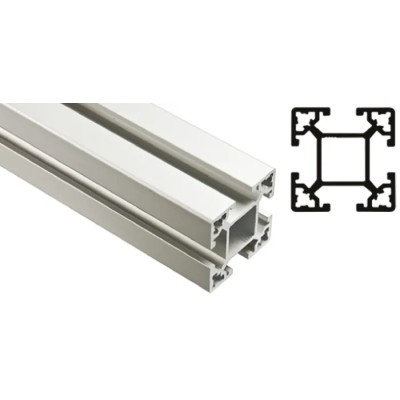 FlexLink Silver Aluminium Strut Profile 44 x 44 mm 11 mm Groove 3 m Length Series XC XCBL 3X44