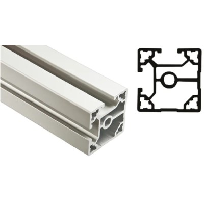FlexLink Silver Aluminium Strut Profile 44 x 44 mm 11 mm Groove, 2 m Length, Series XC XCBL 2X44 T2